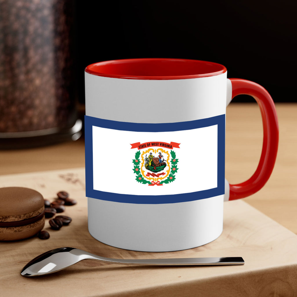 West Virginia 3#- Us Flags-Mug / Coffee Cup