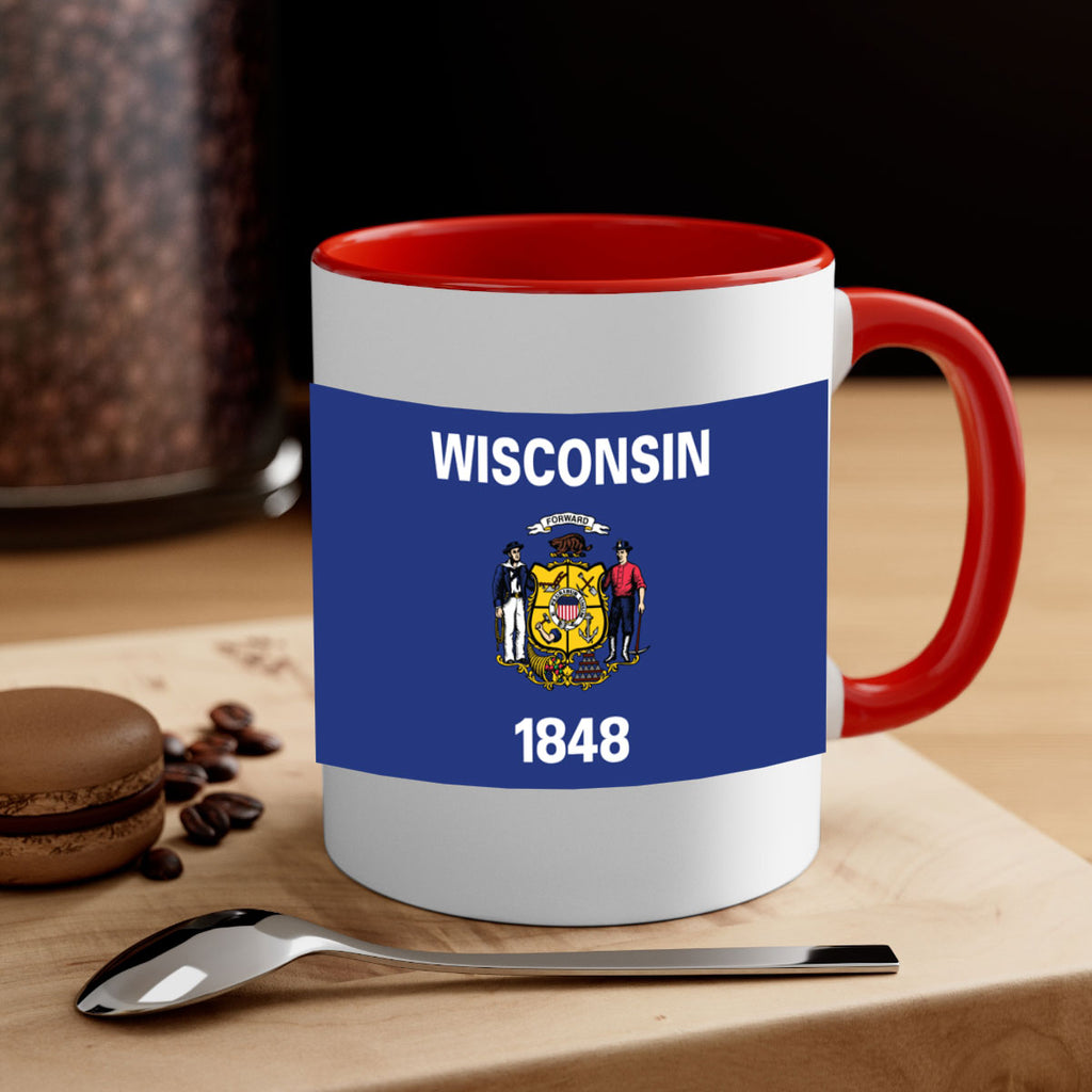 Wisconsin 2#- Us Flags-Mug / Coffee Cup