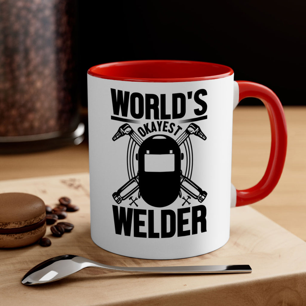 Worlds okayest Style 1#- welder-Mug / Coffee Cup