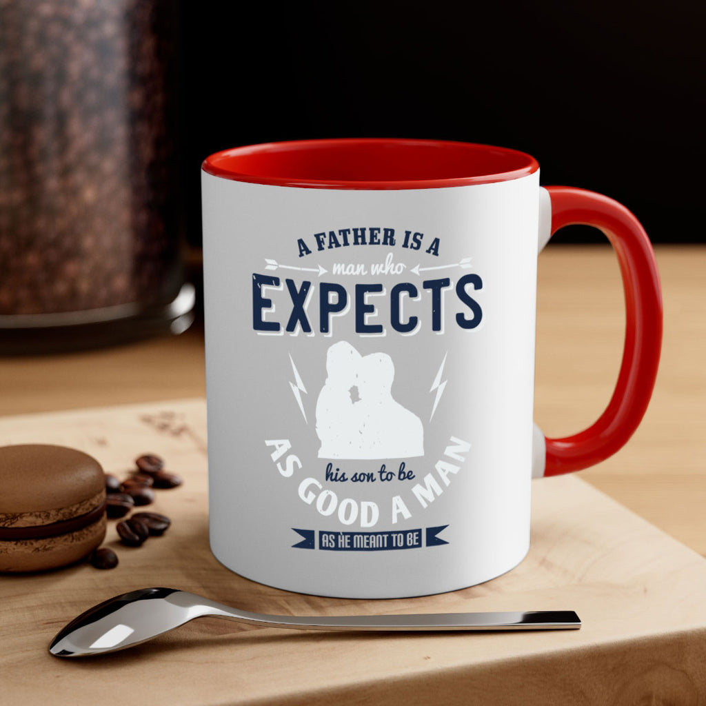 a father is a man who 135#- fathers day-Mug / Coffee Cup