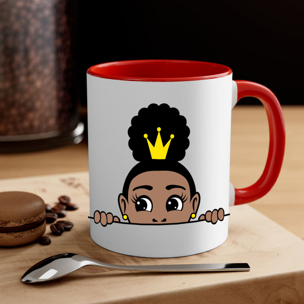 afro puff crown girl 1#- Black women - Girls-Mug / Coffee Cup