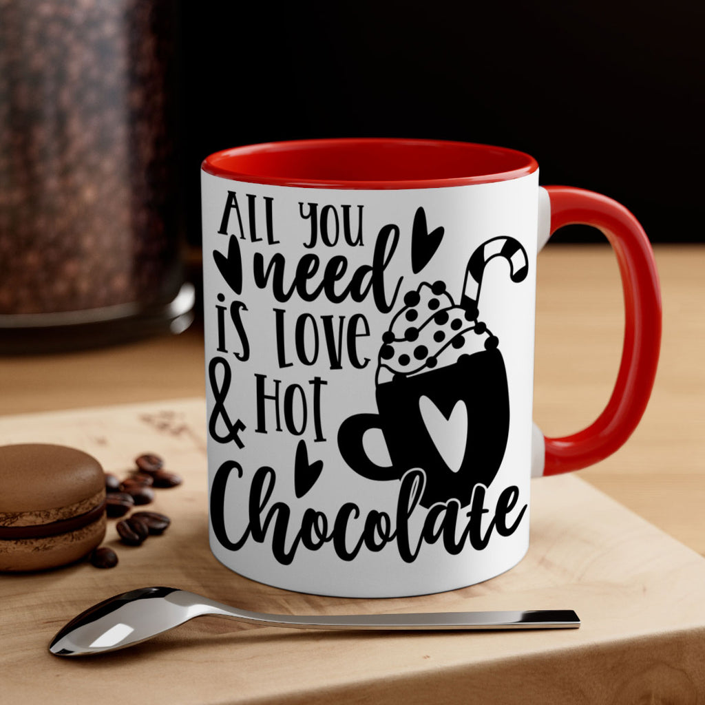 all you need is love and hot chocolate style 49#- christmas-Mug / Coffee Cup