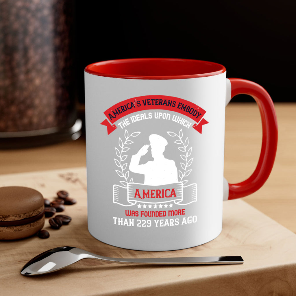 america’s veterans embody the ideals upon which america was founded more than years ago 76#- veterns day-Mug / Coffee Cup