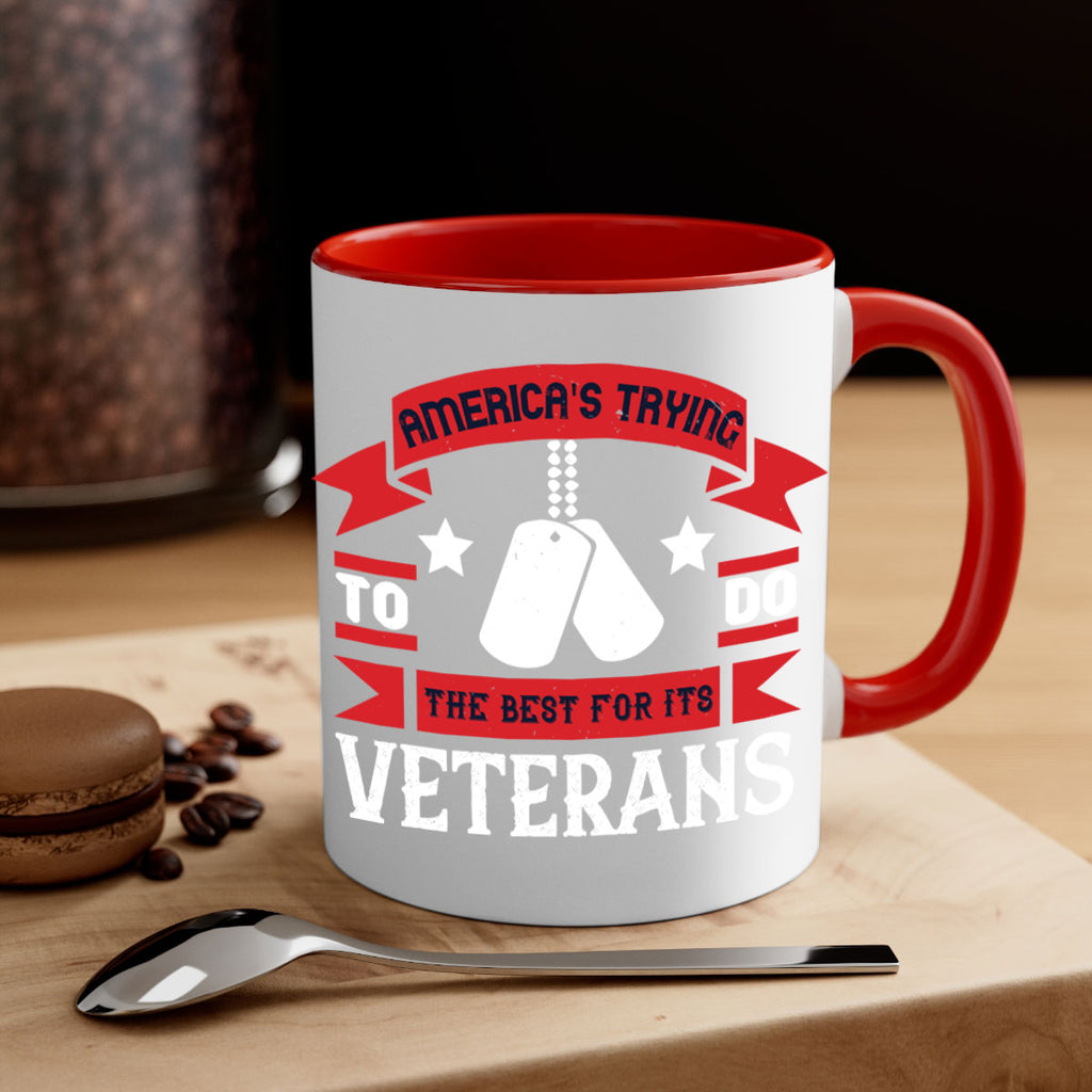 americas trying to do the best for its veteran 78#- veterns day-Mug / Coffee Cup