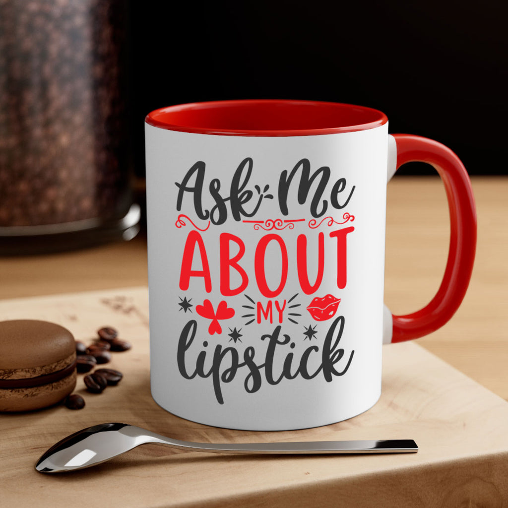 ask me about my lipstick Style 164#- makeup-Mug / Coffee Cup