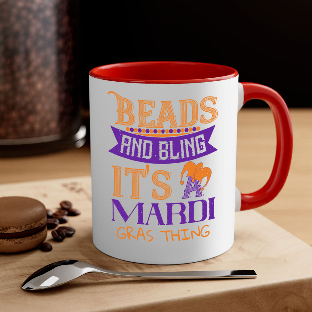 beads and bling its a mardi gras thing 51#- mardi gras-Mug / Coffee Cup