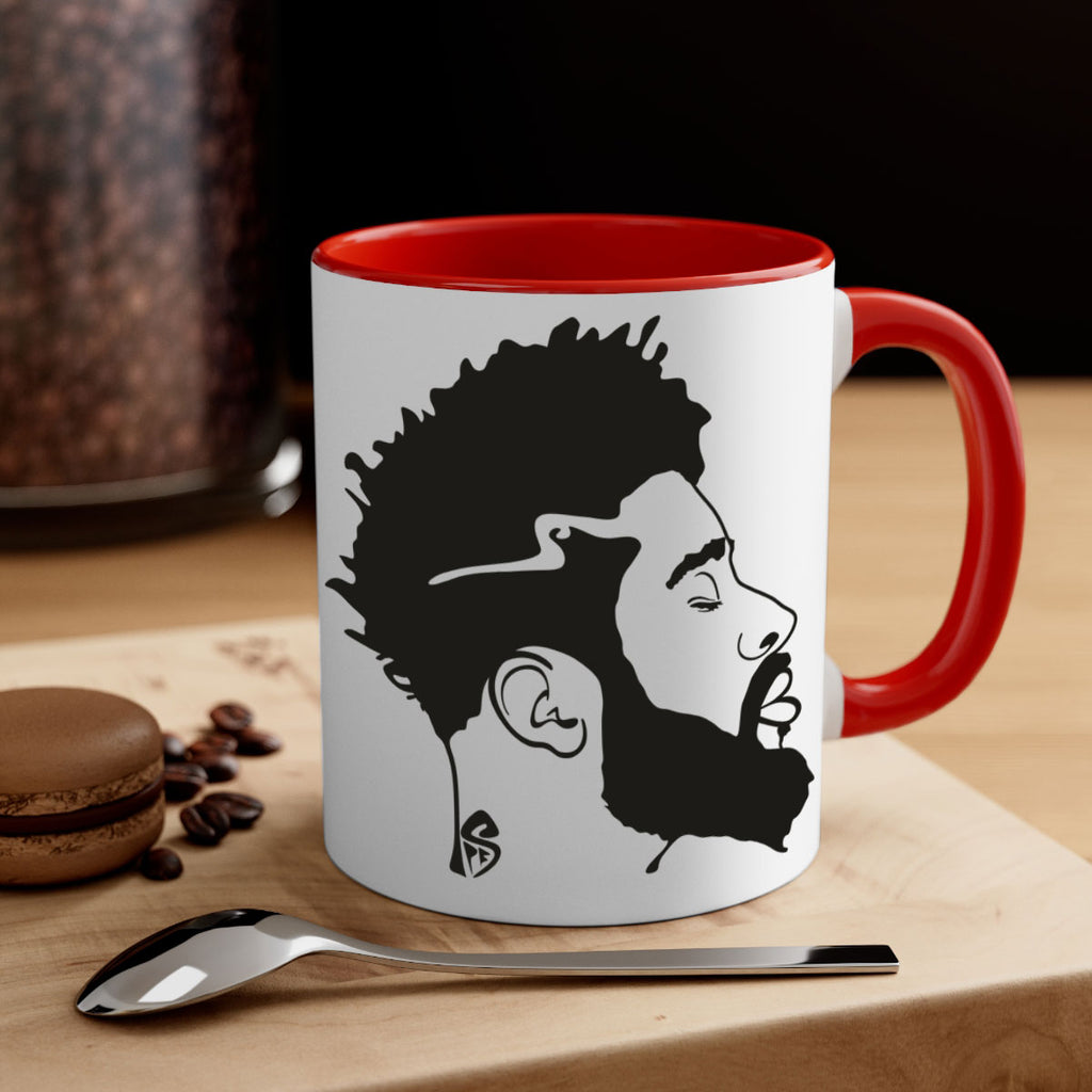 beardman 59#- Black men - Boys-Mug / Coffee Cup