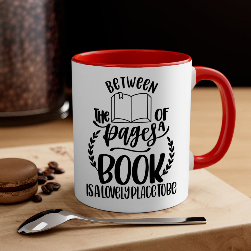 between the pages of a book 52#- Reading - Books-Mug / Coffee Cup