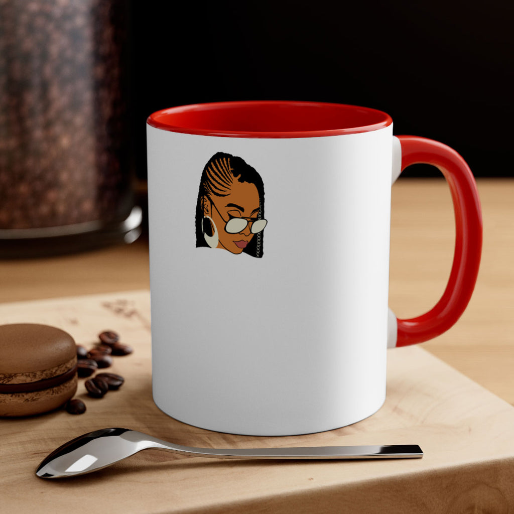 black afro 39#- Black women - Girls-Mug / Coffee Cup