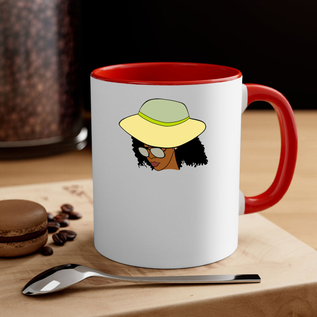 black afro 45#- Black women - Girls-Mug / Coffee Cup