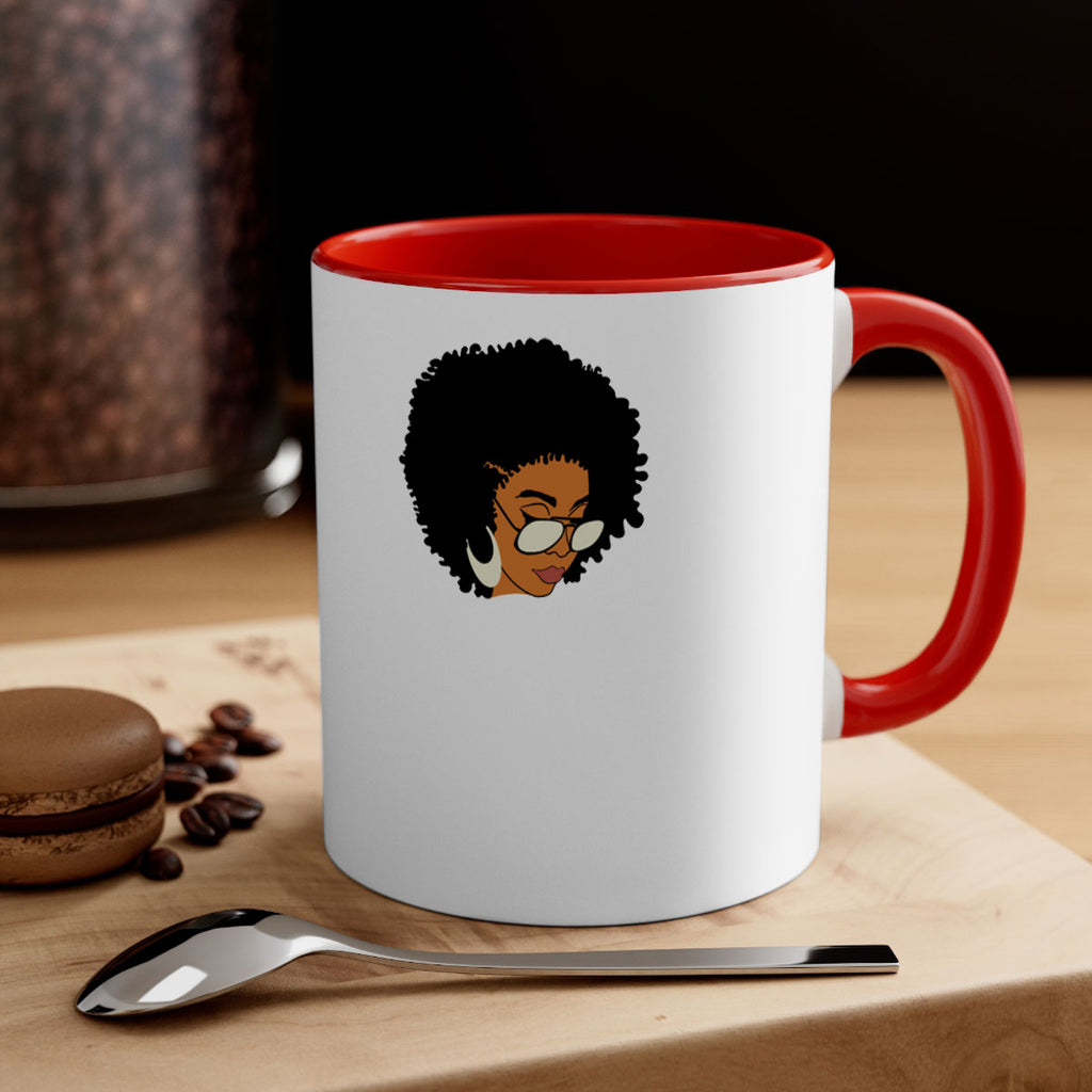 black afro 46#- Black women - Girls-Mug / Coffee Cup