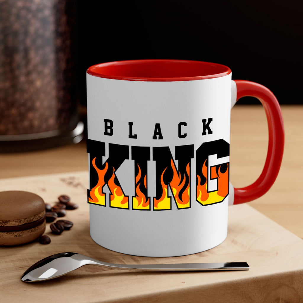 black king flames 232#- black words - phrases-Mug / Coffee Cup