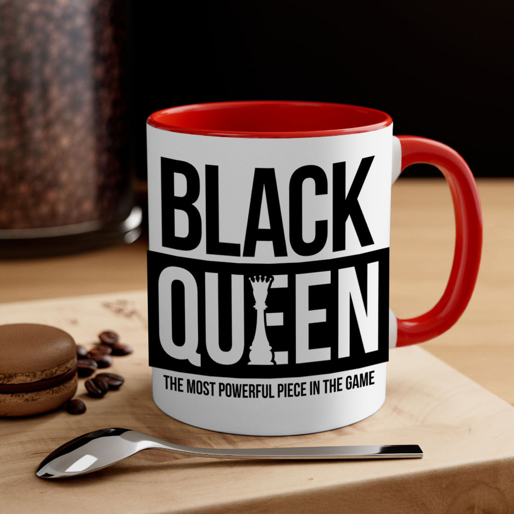 black queen chess 224#- black words - phrases-Mug / Coffee Cup