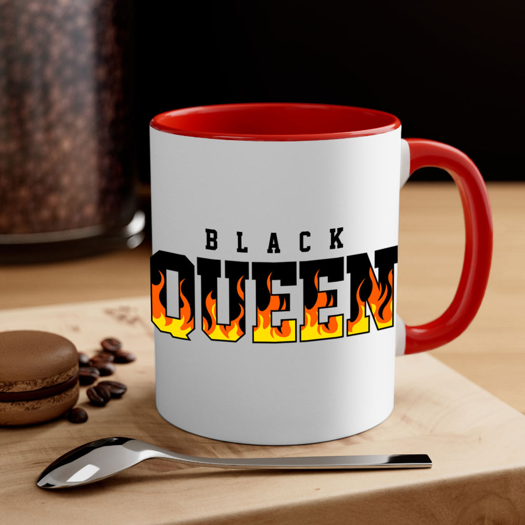 black queen flames 220#- black words - phrases-Mug / Coffee Cup