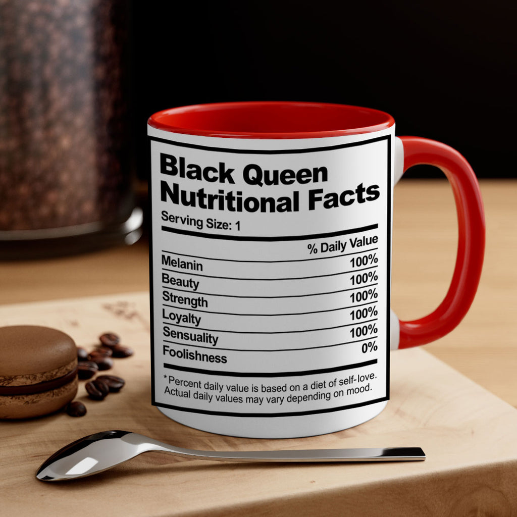 black queen nutritional facts 219#- black words - phrases-Mug / Coffee Cup