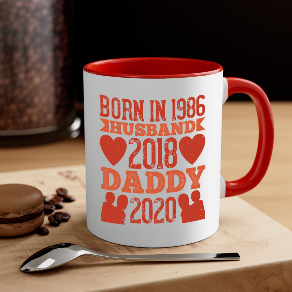 born in husband daddy 123#- fathers day-Mug / Coffee Cup