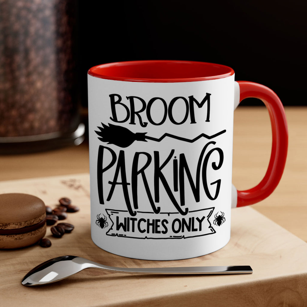 broom parking witches only 84#- halloween-Mug / Coffee Cup