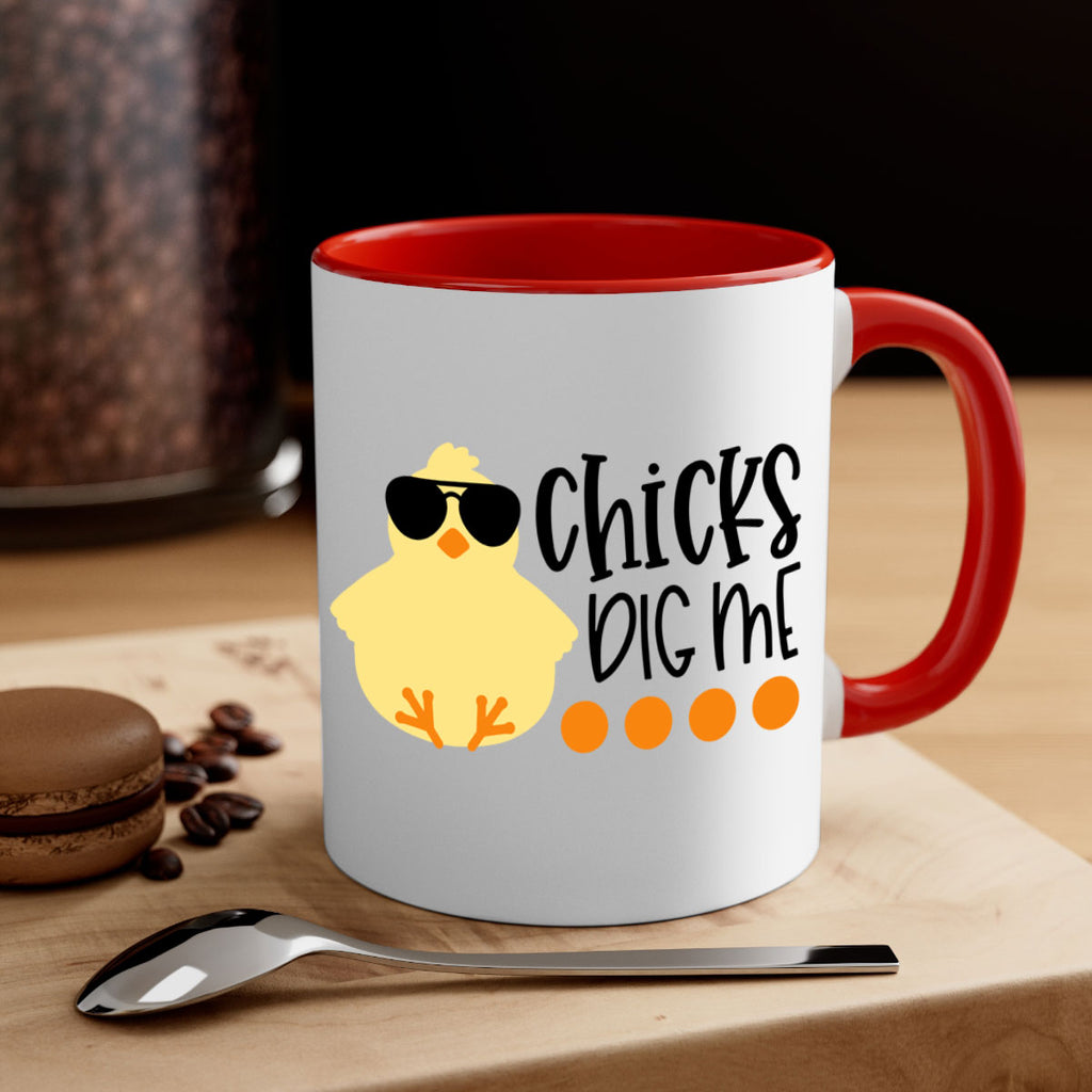 chicks dig me 65#- easter-Mug / Coffee Cup