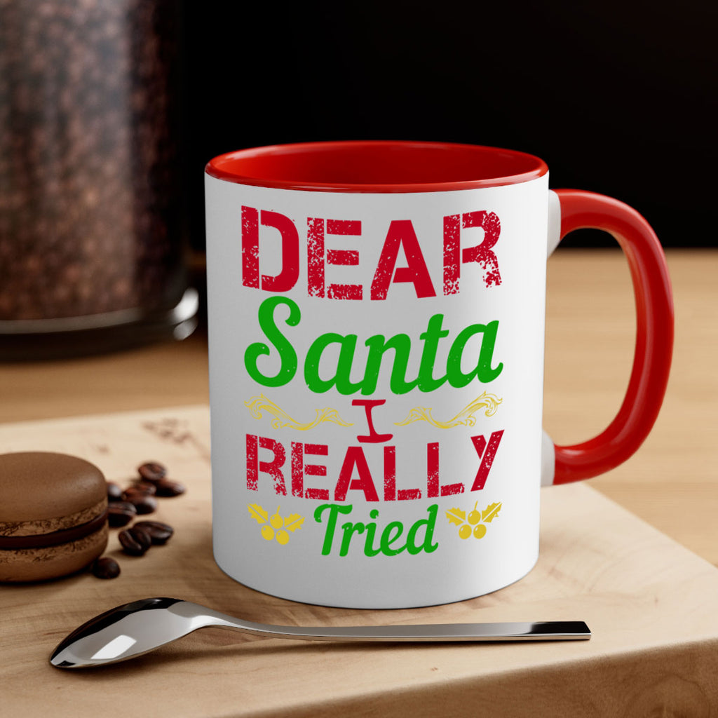 dear santa i really tried 313#- christmas-Mug / Coffee Cup