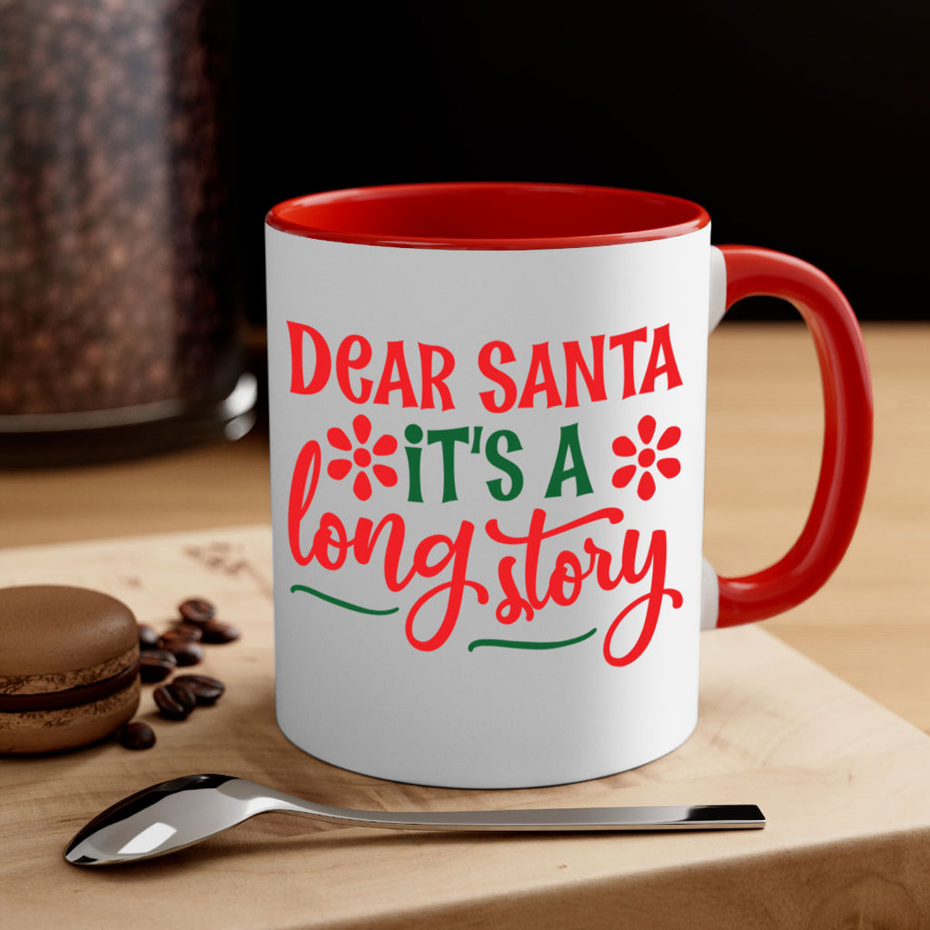 dear santa its a long story style 174#- christmas-Mug / Coffee Cup