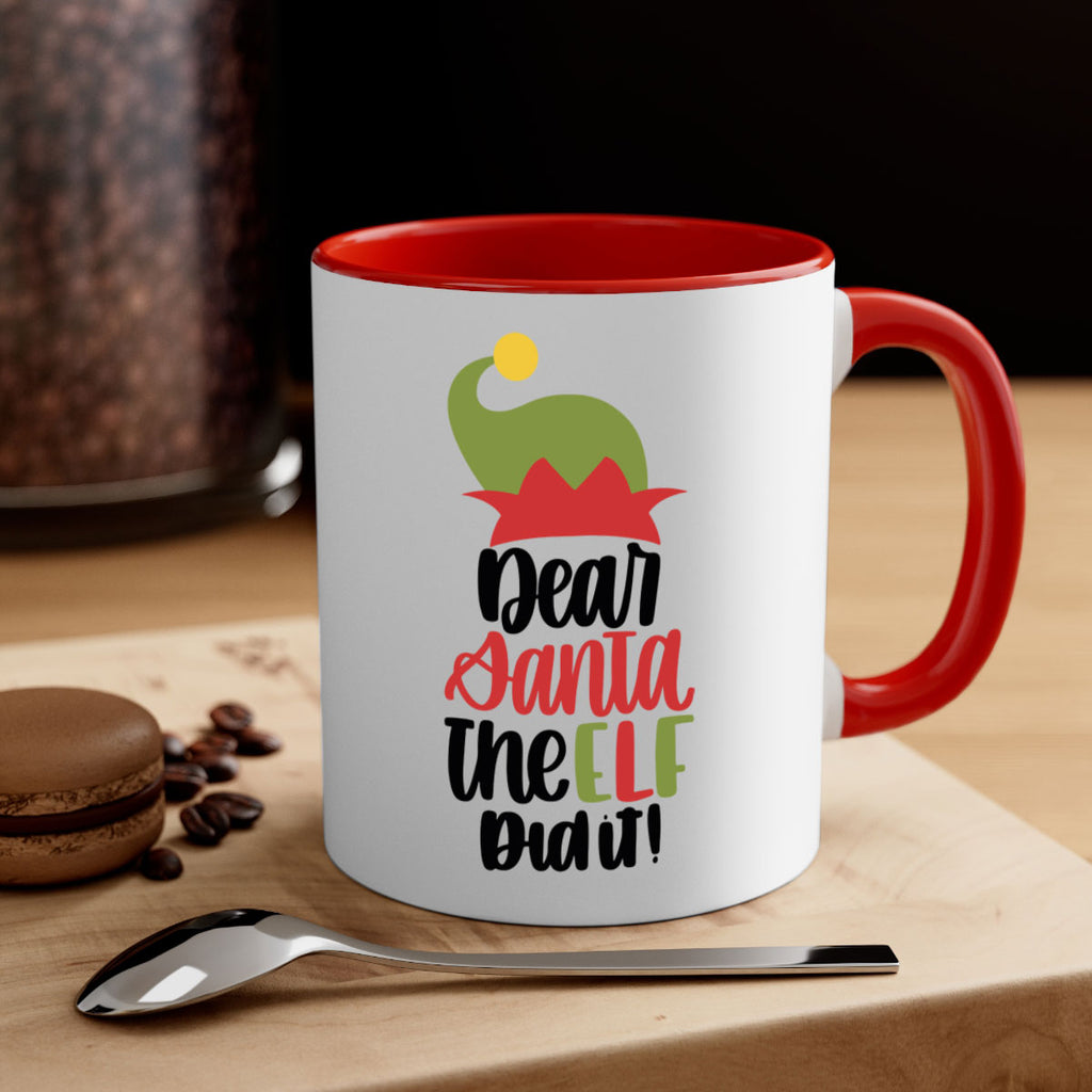 dear santa the elf did it 159#- christmas-Mug / Coffee Cup