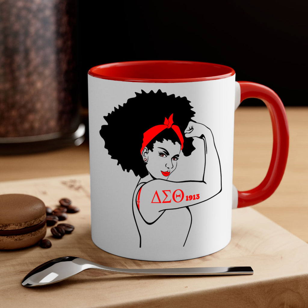 delta sigma theta 6#- black words - phrases-Mug / Coffee Cup