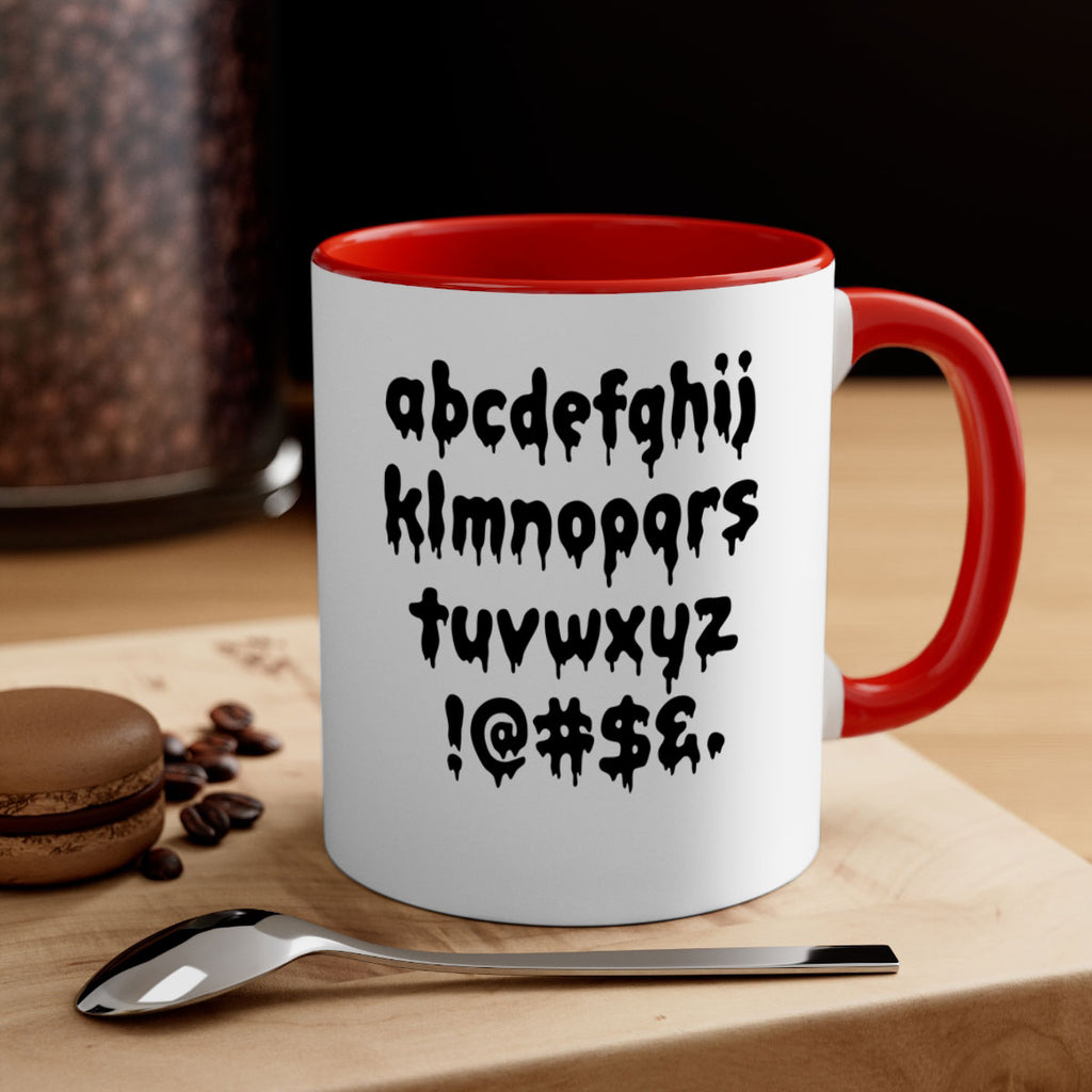 dripping lowercase 162#- black words - phrases-Mug / Coffee Cup