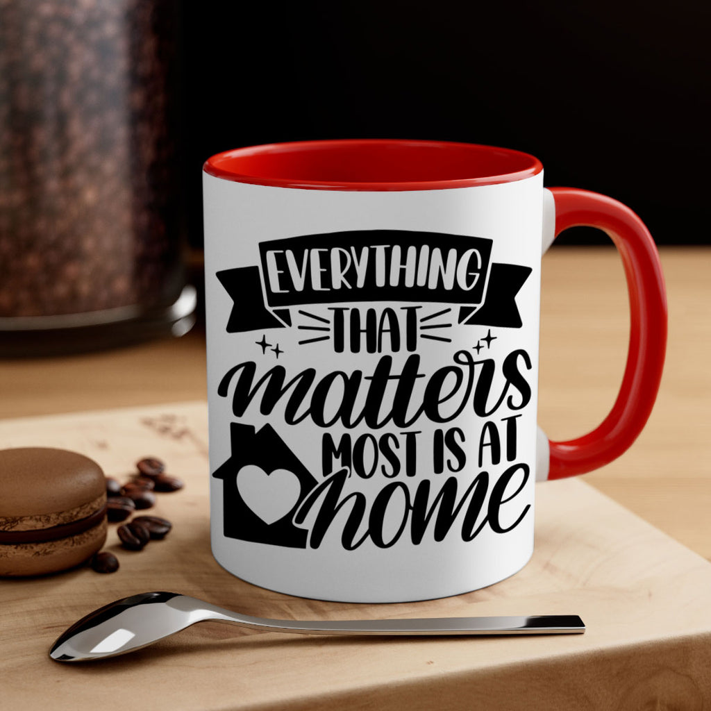 everything that matters most is at home 20#- home-Mug / Coffee Cup