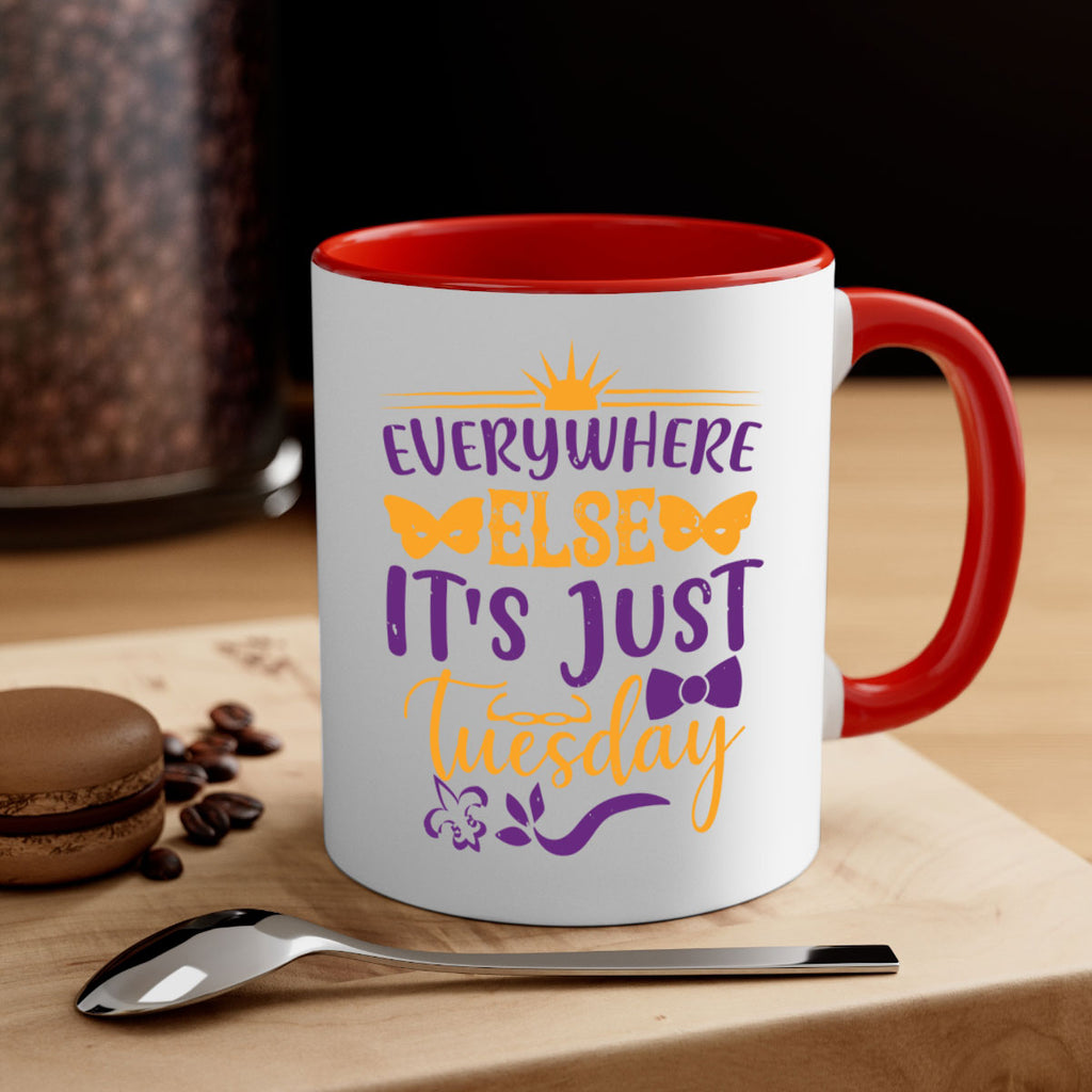 everywhere else its just tuesday 24#- mardi gras-Mug / Coffee Cup