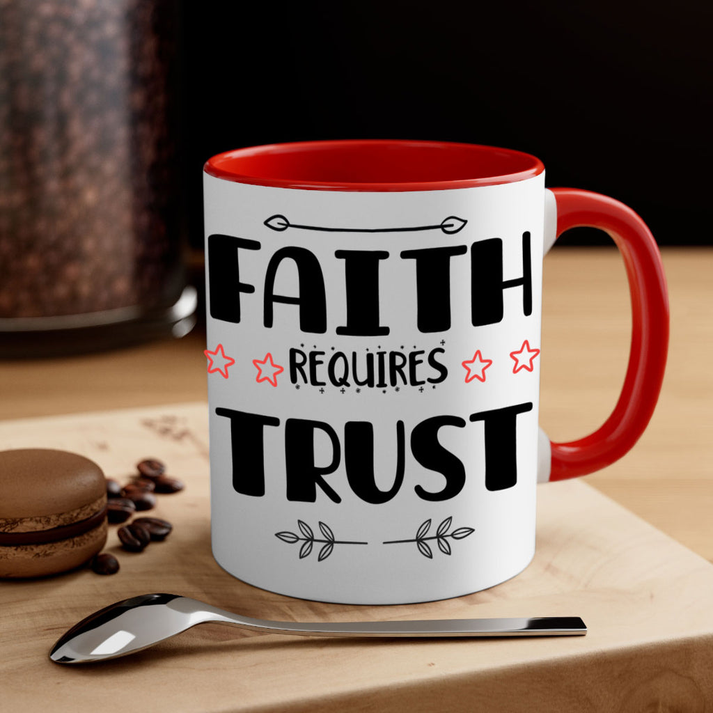 faith requires trust style 203#- christmas-Mug / Coffee Cup