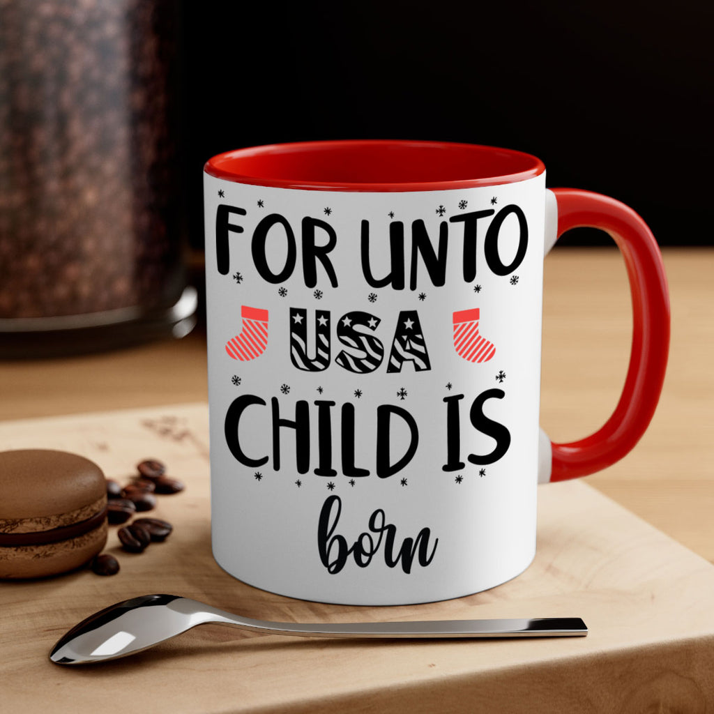 for unto us a child is born style 212#- christmas-Mug / Coffee Cup