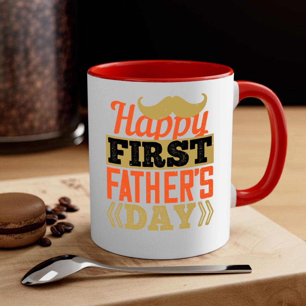 happy first fathers day 213#- fathers day-Mug / Coffee Cup