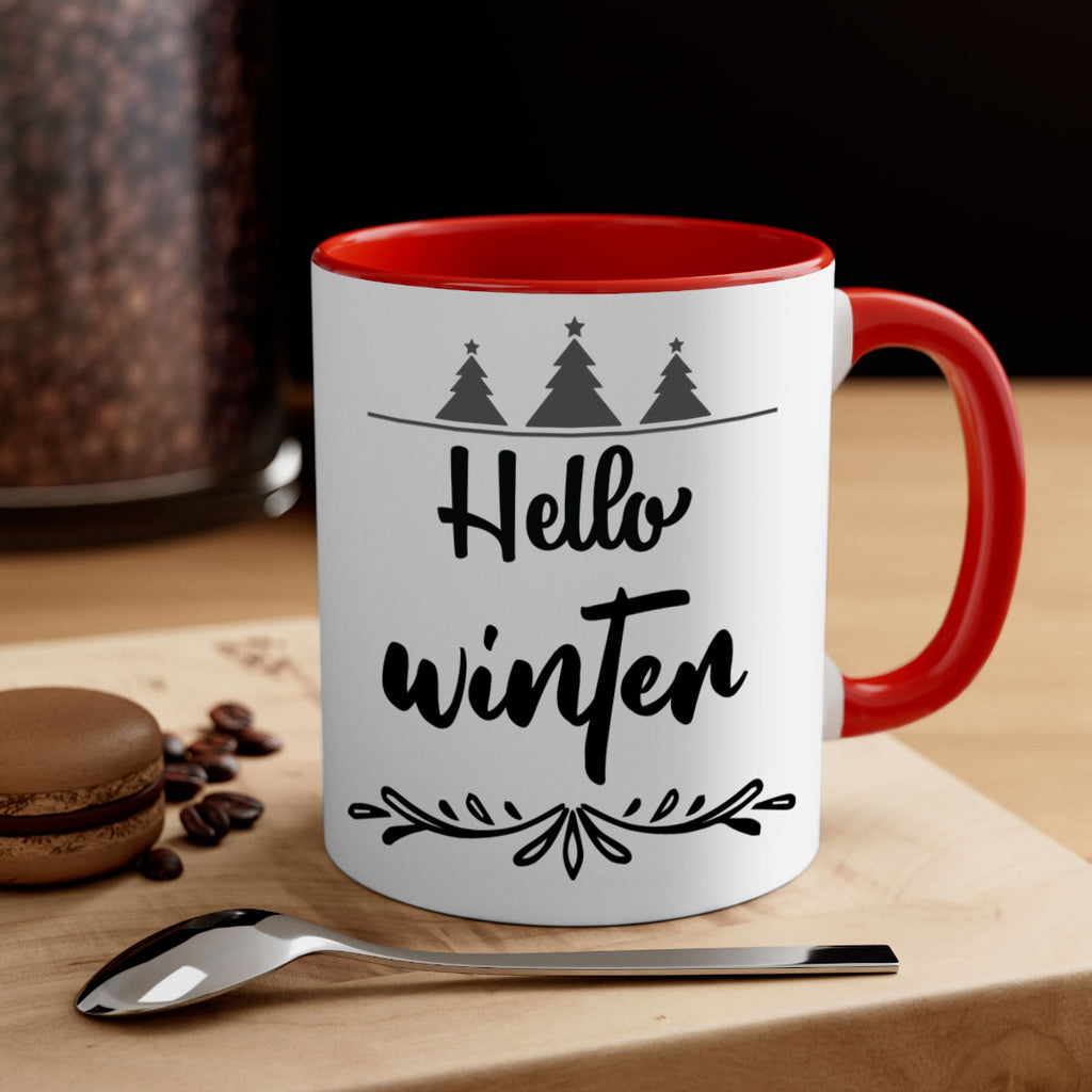 hello winter style 287#- christmas-Mug / Coffee Cup