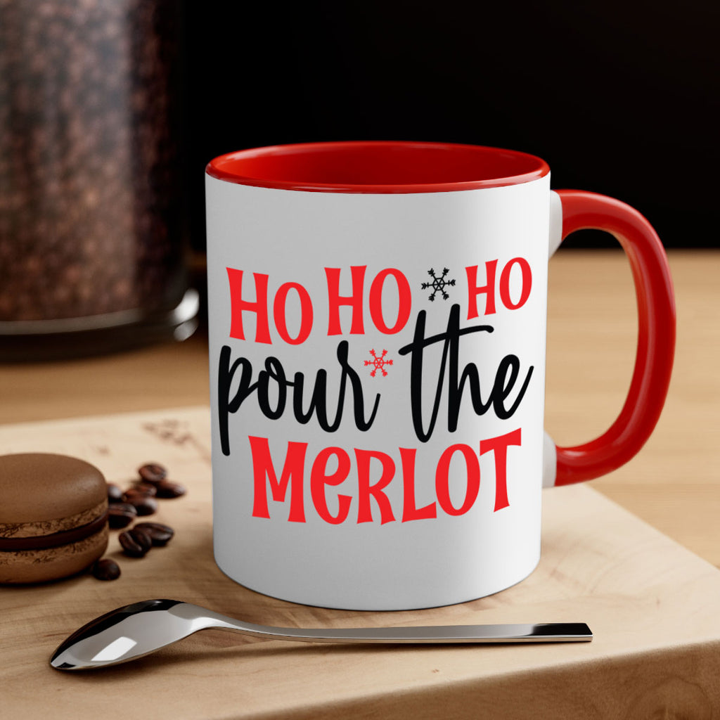 ho ho ho pour the merlot style 291#- christmas-Mug / Coffee Cup