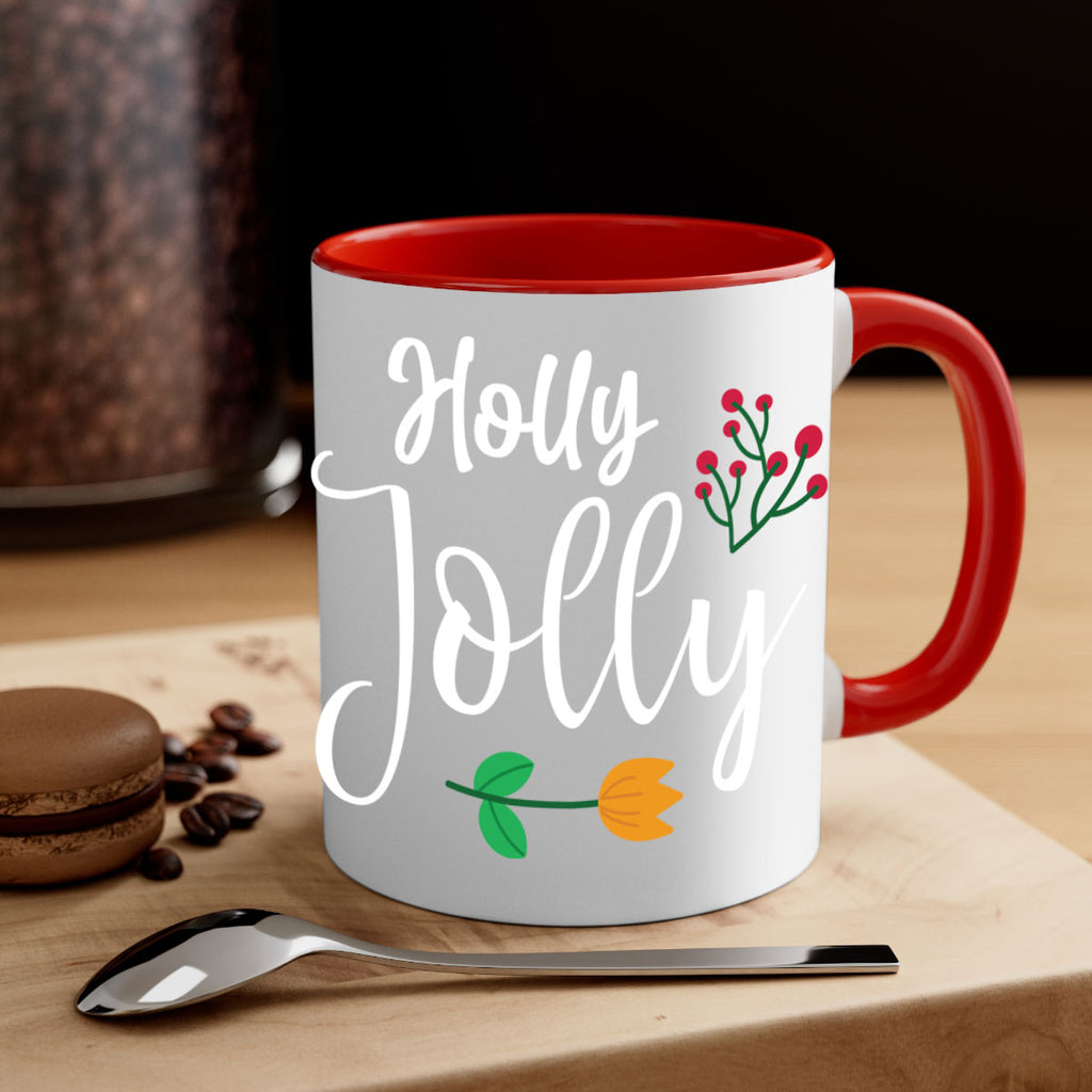 holly jolly style 299#- christmas-Mug / Coffee Cup