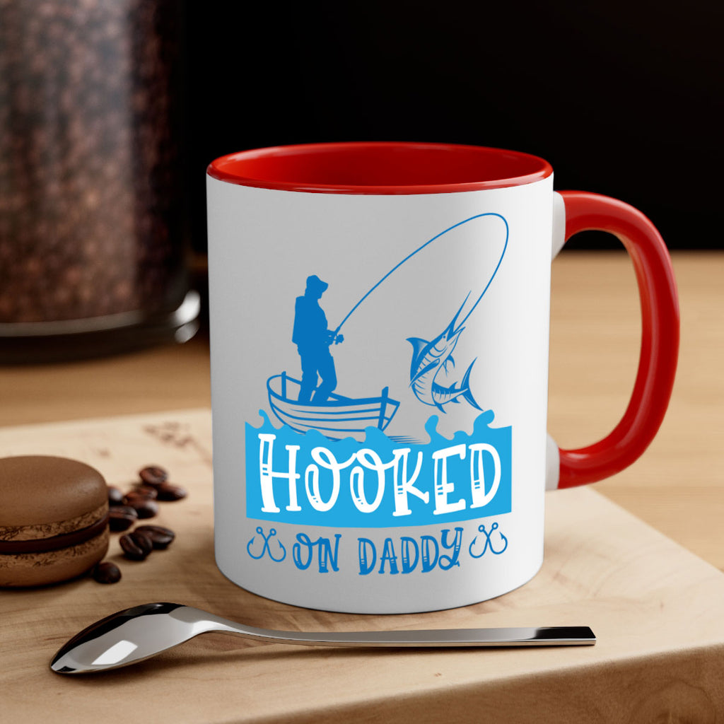 hooked on daddy 218#- fishing-Mug / Coffee Cup