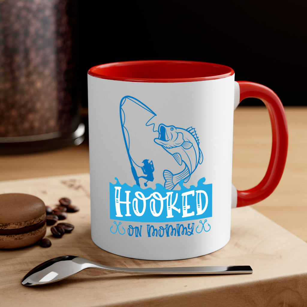 hooked on mommy 216#- fishing-Mug / Coffee Cup