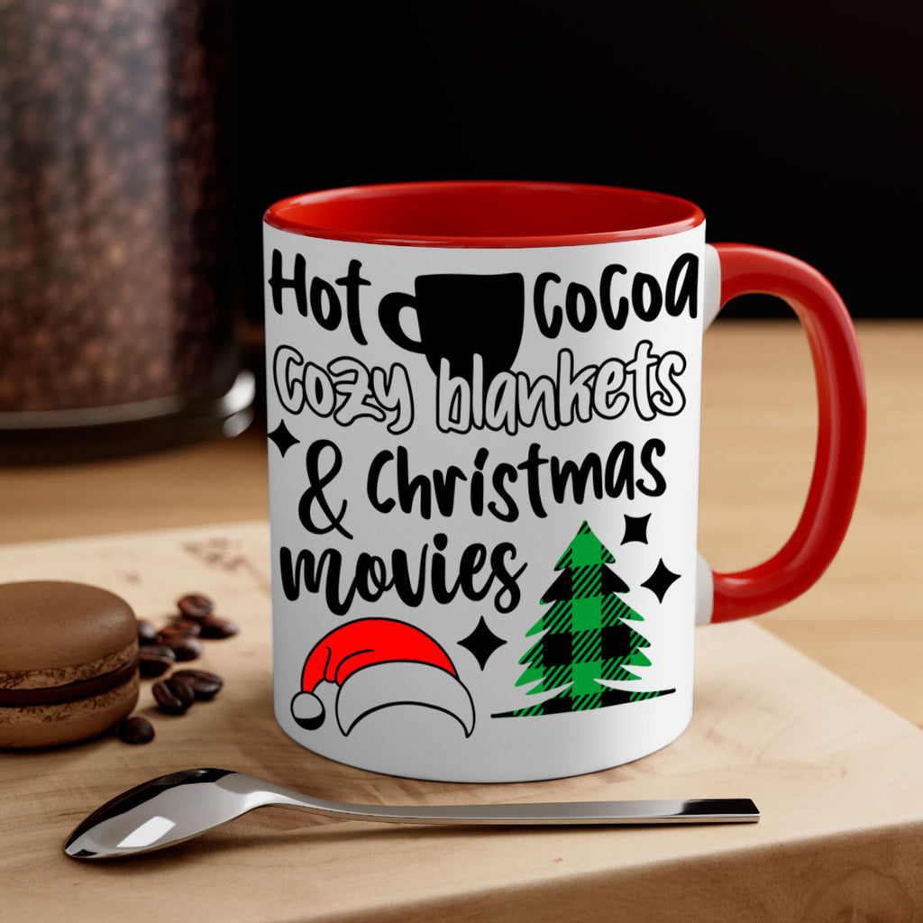 hot cocoa cozy blankets and christmas movies style 310#- christmas-Mug / Coffee Cup