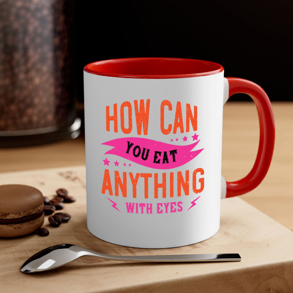 how can you eat anything with eyes 55#- vegan-Mug / Coffee Cup