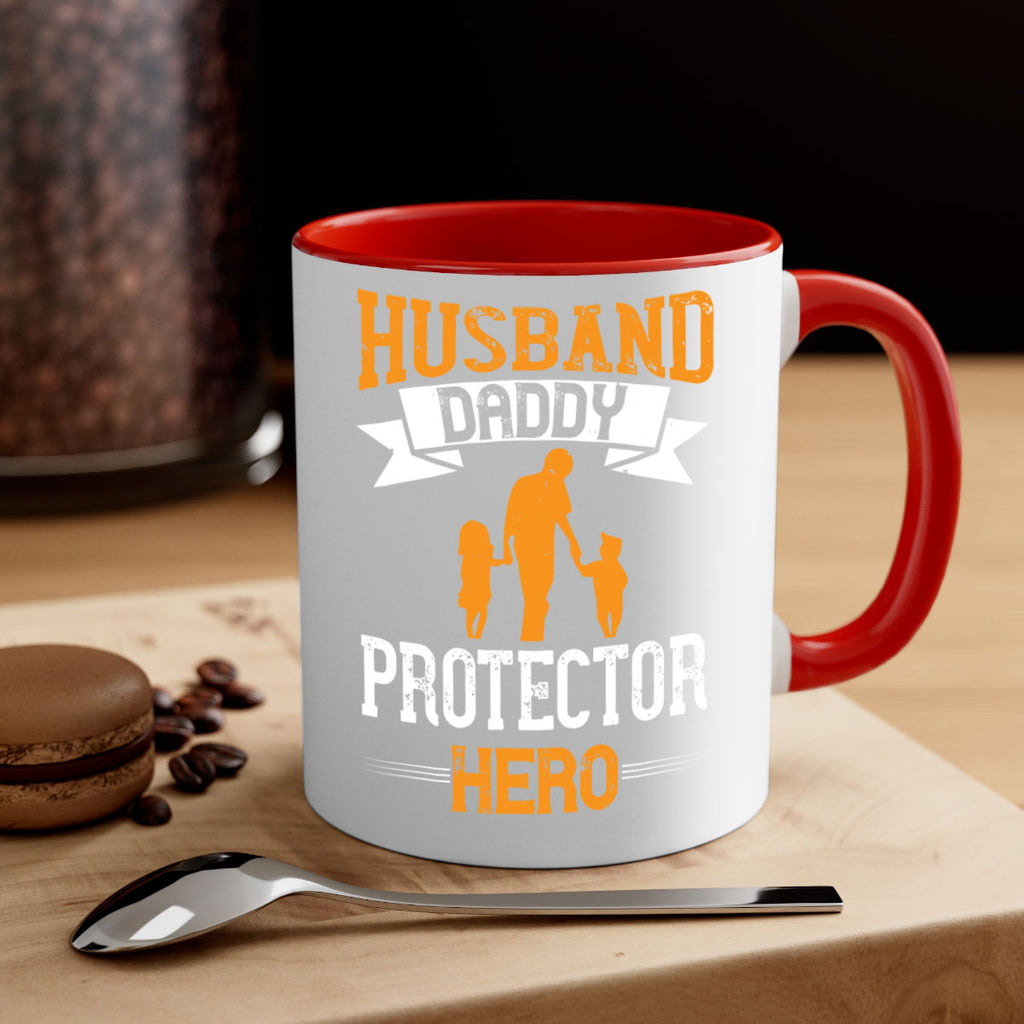 husband daddy protector hero 252#- fathers day-Mug / Coffee Cup