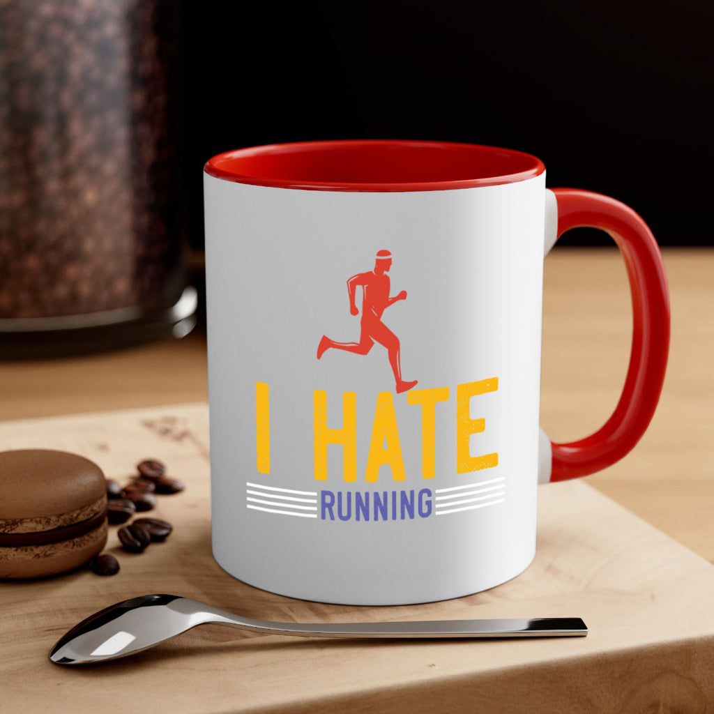 i hate running 40#- running-Mug / Coffee Cup