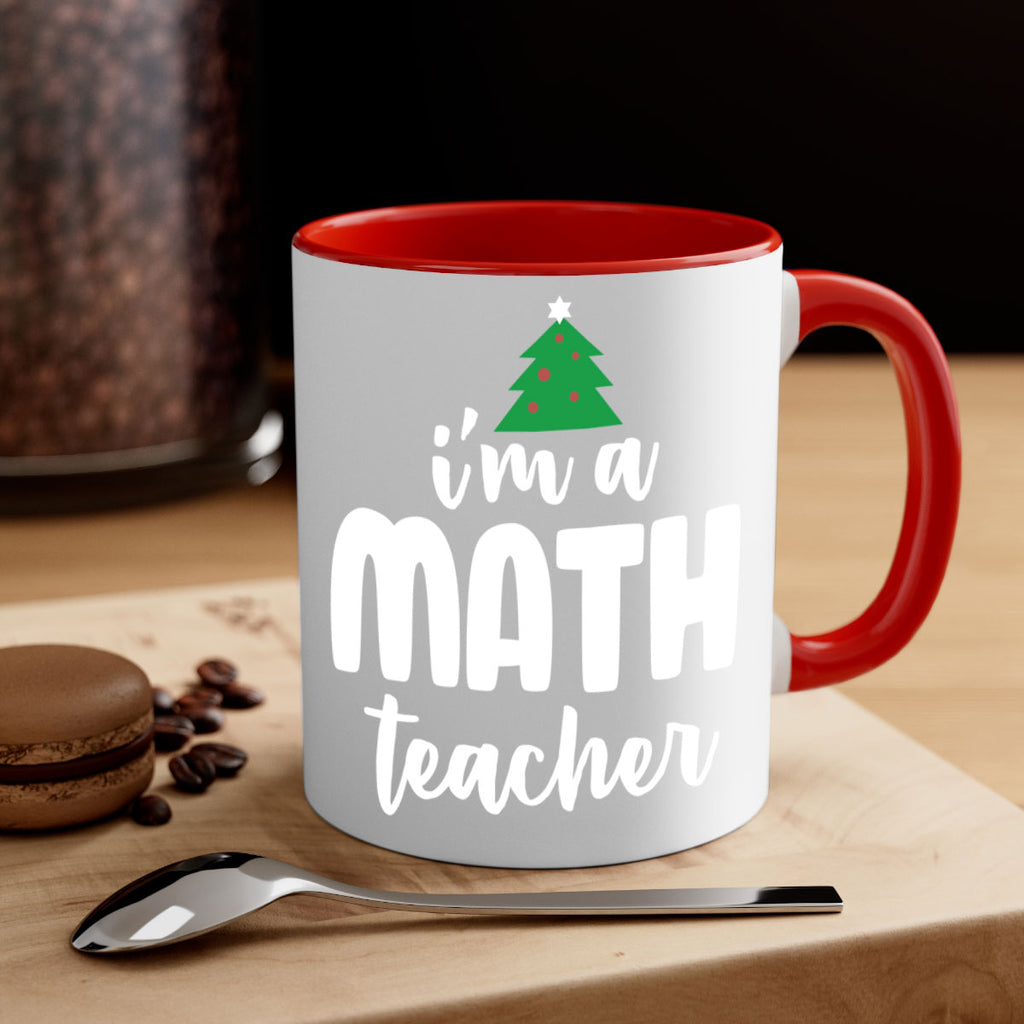 i'm a math teacher style 352#- christmas-Mug / Coffee Cup