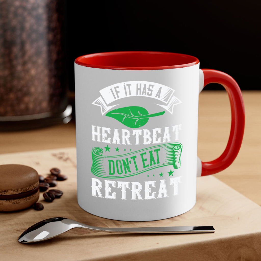 if it has a heartbeat 43#- vegan-Mug / Coffee Cup