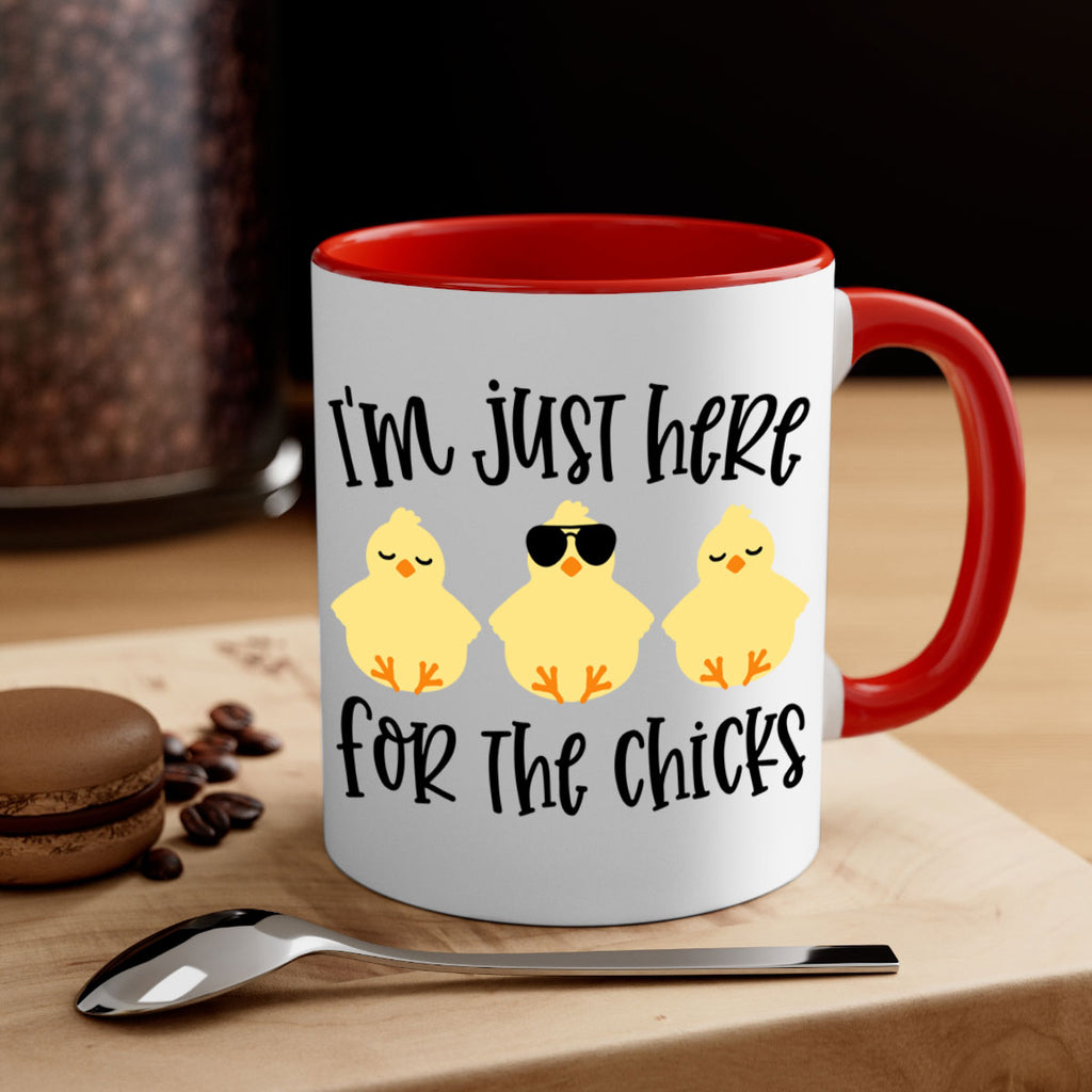 im just here for the chicks 20#- easter-Mug / Coffee Cup