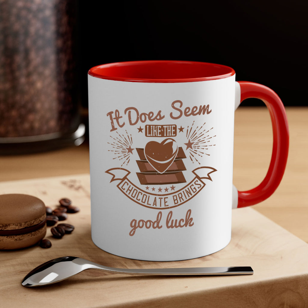 it does seem like the chocolate brings good luck 29#- chocolate-Mug / Coffee Cup