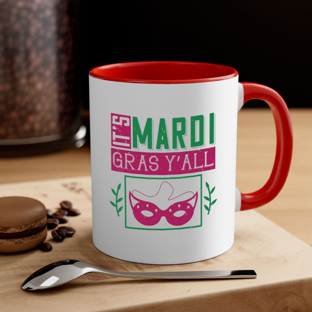 it’s mardi gras y’all 60#- mardi gras-Mug / Coffee Cup