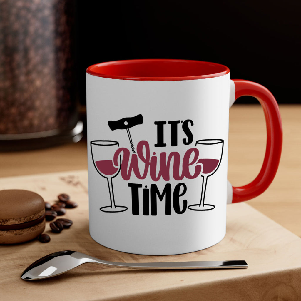 its wine time 46#- wine-Mug / Coffee Cup