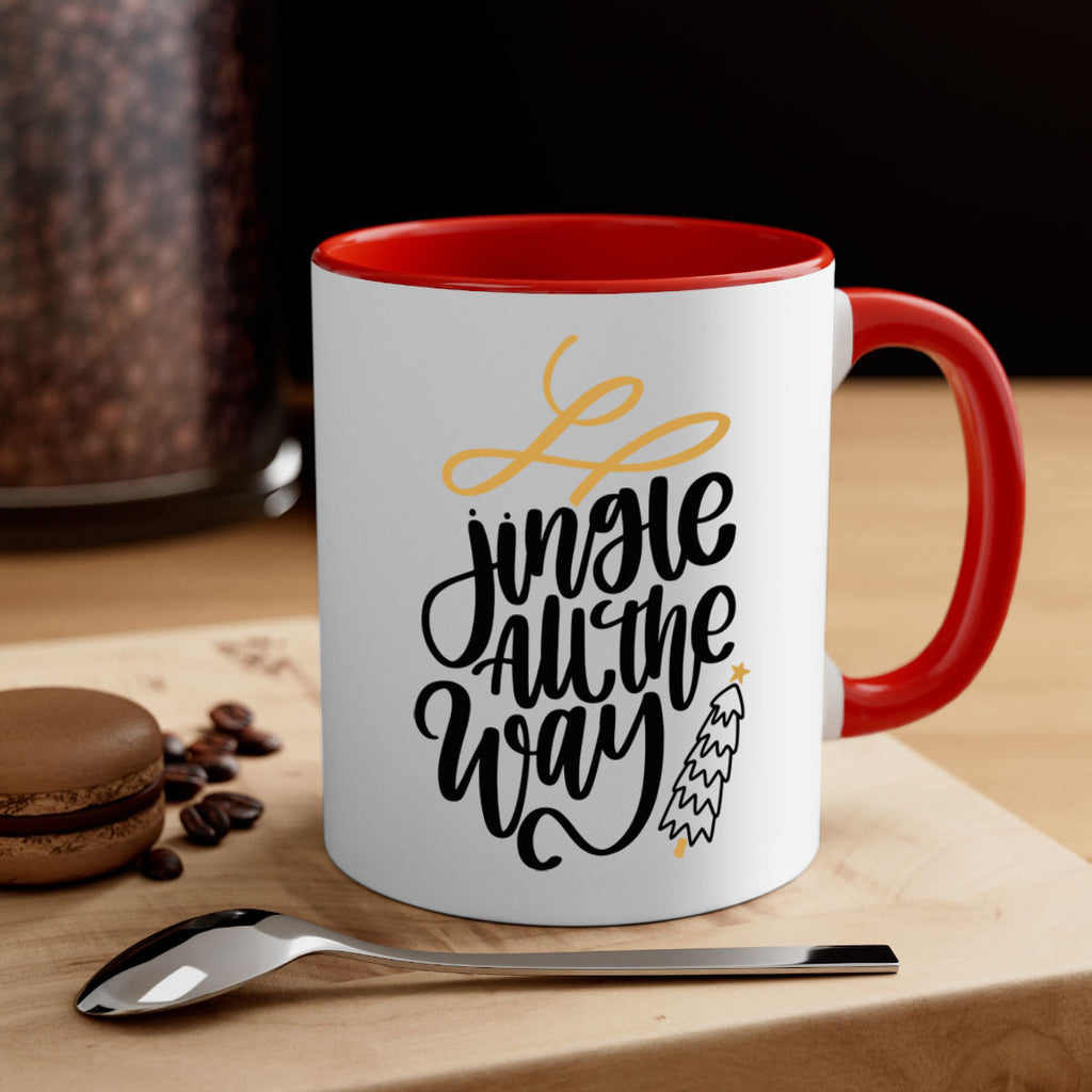 jingle all the way gold 114#- christmas-Mug / Coffee Cup