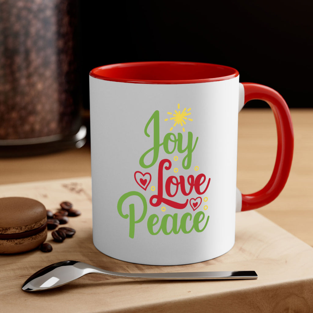 joy love peacee 243#- christmas-Mug / Coffee Cup