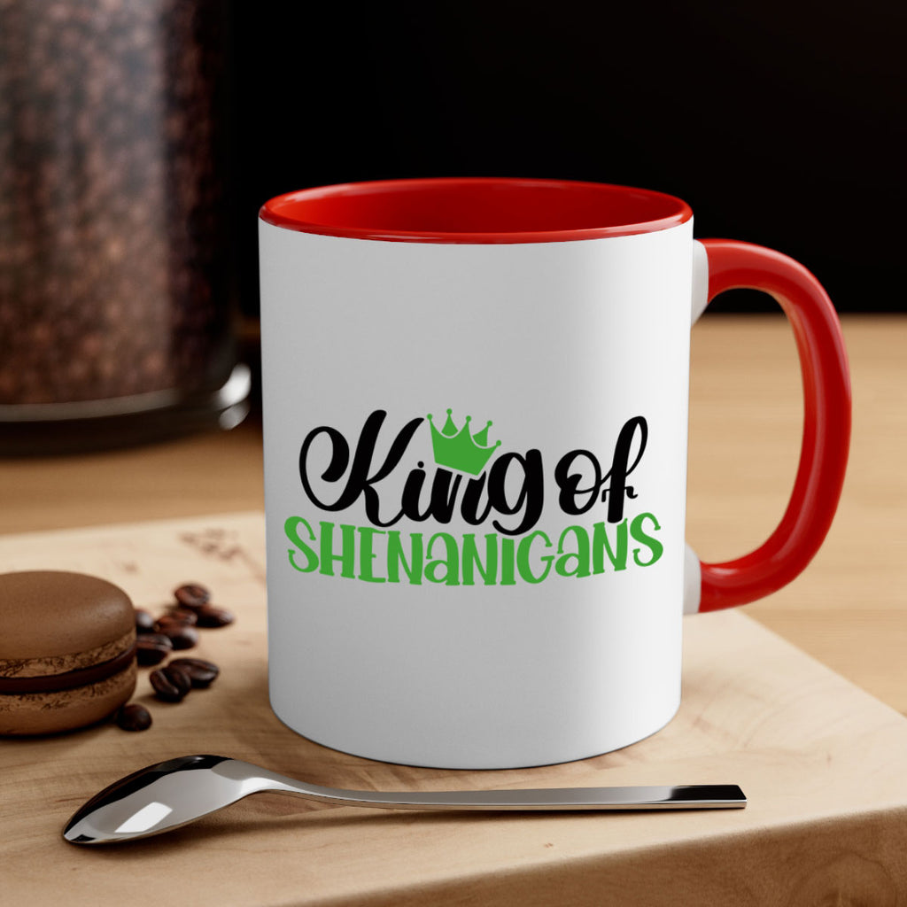 king Of Shenanigans Style 74#- St Patricks Day-Mug / Coffee Cup